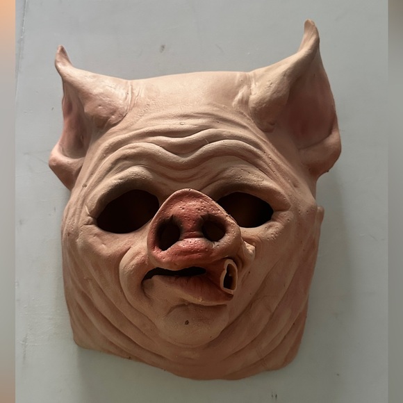 Adult Halloween full head pig mask - Picture 2 of 3